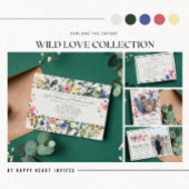 Wild Love Wildflower Boho Retour Adreslabel Etiket