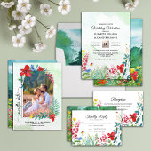 Wild Meadow | Kaart van het menu Zomer-bruiloft