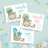 Triceratops Dinosaurus Jongen 1e Verjaardagsfeest Servet