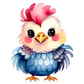 Wild One Happy Fun Woodland Animals Waterverf Spandoek