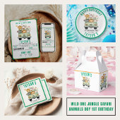 Wild One Oerwoud Safari Animals Kaart