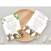 Safari Baby Dieren Baby shower Kaart