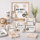 Boho Jungle Dieren Babyfeest Bedankt