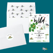 wilde moerasdieren bedankkaart