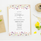 Hoeveel wilde bloemen zijn er in de pot? informatiekaartje