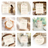 Little Wildflower Bloem 1e verjaardag Spandoek