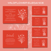 Bruiloft Diner en Bar Menu-Wildflower Elegance Menu