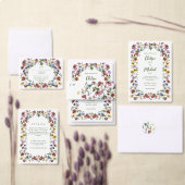 Wildflower Lijst Rustiek Boho bruiloft receptie Informatiekaartje (Personaliseer de collectie van deze zelfstandige maker.)