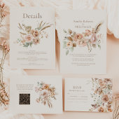 Whimsical Wildflower Meadow Bruiloft Save The Date