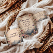 Wildflower Mountain Birthday Kaart