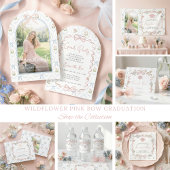 Wildflower Afstudeer Welkomstbord Poster