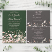 Wildflower Spring Blush Roze Bloemen Huwelijk Servet (Personaliseer de collectie van deze zelfstandige maker.)