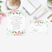 Waterverf uitnodiging tot inschrijving op Wildflow