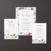 Wilde Bloem Boho Tuin Waterfles Label Etiket (Personaliseer de collectie van deze zelfstandige maker.)