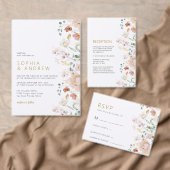 Rustieke Wildbloemen Trouwtafel Nummers 1 Kaart (Personaliseer de collectie van deze zelfstandige maker.)