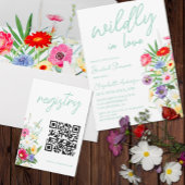 Doll verliefd Bruidsuitnodiging Ronde Sticker