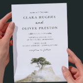 Pine Leiste Serif Script Cypress Coast Bruiloft Gastenboek