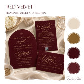 Bourgondisch Goud Calligraphy Etiket