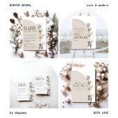 Winterdieren Genderneutraal Baby shower Bedankdoosjes