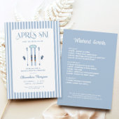 Apres Ski Bachelorette Party Sherpa Deken