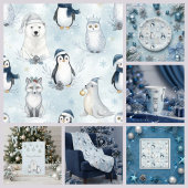 Winter Arctic Animals Cute Polar Animals Christmas Cadeaulabel
