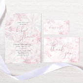 Baby shower Roze Sneeuwvlok Hoe groot is Mom's Bel Poster