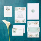 Coastal Beach Christmas Menu (Personaliseer de collectie van deze zelfstandige maker.)