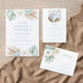 Coastal Toast | Beach Wedding Cadeaulabel (Personaliseer de collectie van deze zelfstandige maker.)