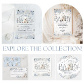 We Can Bearly Wait Winter Beer Baby Jongens Shower Kaart