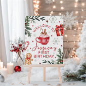 Winter Cocoa Birthday Thank You Card Kaart