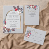 Rustieke Winter Bloemstukken Gebogen Oefenavond Et Kaart (Personaliseer de collectie van deze zelfstandige maker.)