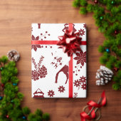 Green Winter Forest One Photo Christmas Kaart (Personaliseer de collectie van deze zelfstandige maker.)