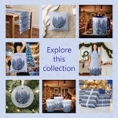 Magisch winterbos - blauw, koele winter leggings