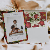 Winter Garden "JOY" Persoonlijke feestdag Ronde Sticker