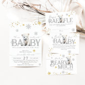 Winter Modern Barly Wachten Baby shower Welkom Spandoek