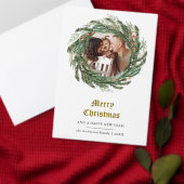 Winter Pine Merry Christmas Gift Labels Cadeaulabel (Personaliseer de collectie van deze zelfstandige maker.)