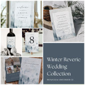 Winter Reverie RSVP-kaart RSVP Kaartje