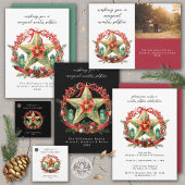 Winter zonnewende krans ster Kerstmis Yule Tweekleurige Koffiemok