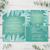 Elegante Winter Bruiloft Bruidsmeisjes Brunch Kaart (Personaliseer de collectie van deze zelfstandige maker.)