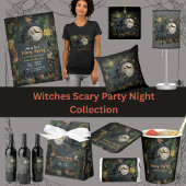Halloween Witches Party Night Planner Uitnodiging