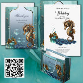 Prachtige kleine steampunk zeepaardje. bedrukte rugzak