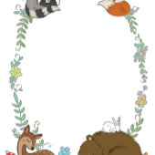 Woodland Animal Baby shower Spring Bedankdoosjes