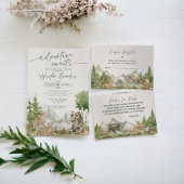 Bos Dieren bos gunsten partij teken Poster