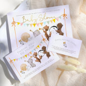 Bosdieren Band Parade Baby Shower Bedankt