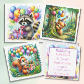 Schattigee Waterverf Cartoon Baby Beer welp Verjaa Satijnen Lint