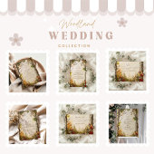 Woodland Herfst Forest Wedding Save The Date