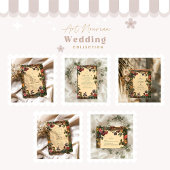 Woodland Floral Art Nouveau bruiloft Save The Date