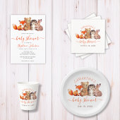 Baby shower van het bos - Waterverf van schapen Waterfles Etiket