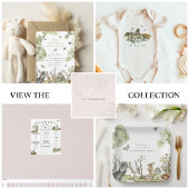 Woodland Picnic | Forest 1st Birthday Milestone Poster