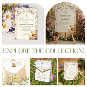 Delicate Pastel Boho Floral Baby shower Bedankdoosjes